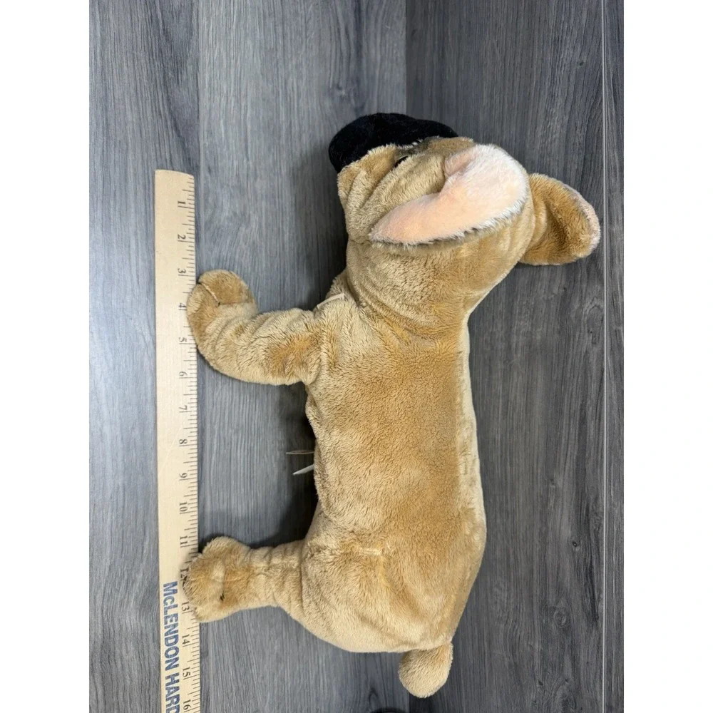 Folkmanis French Bulldog Puppy Dog Plush Puppet Stuffed Animal Realistic 15